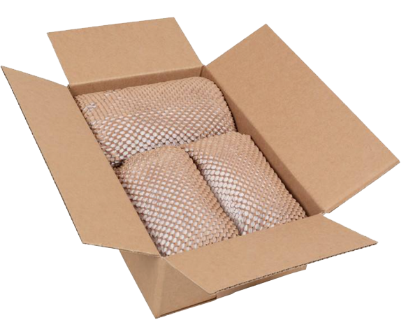 商品用のリサイクル可能なエアクッション包装ハニカム紙